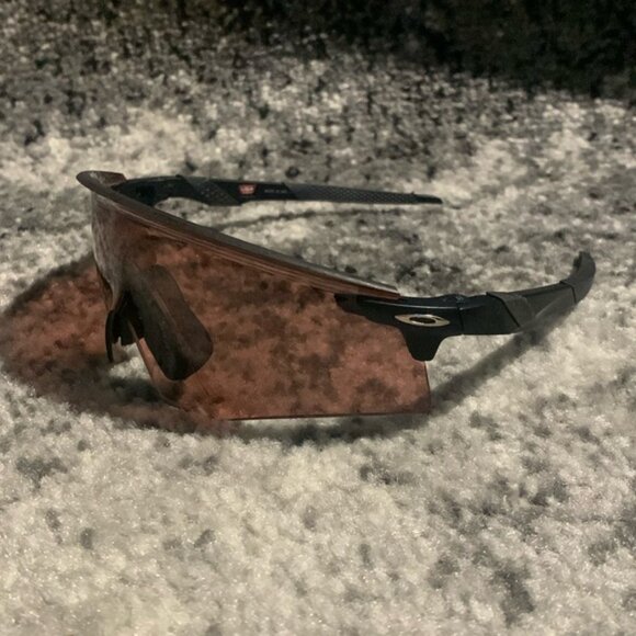 Oakley Encoder Violet Prizm Lenses w/ Matte Black Frame Men’s Sunglasses - Picture 2 of 3